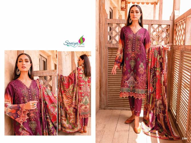 Saniya Trendz ST Jade Wholesale Cotton Pakistani Dress Material